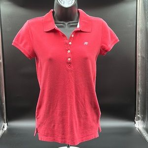 Aeropostale polo shirt. Size M. Women. Peach. Excellent condition!!